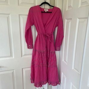 Stunning Cleobella Pink Wrap Dress